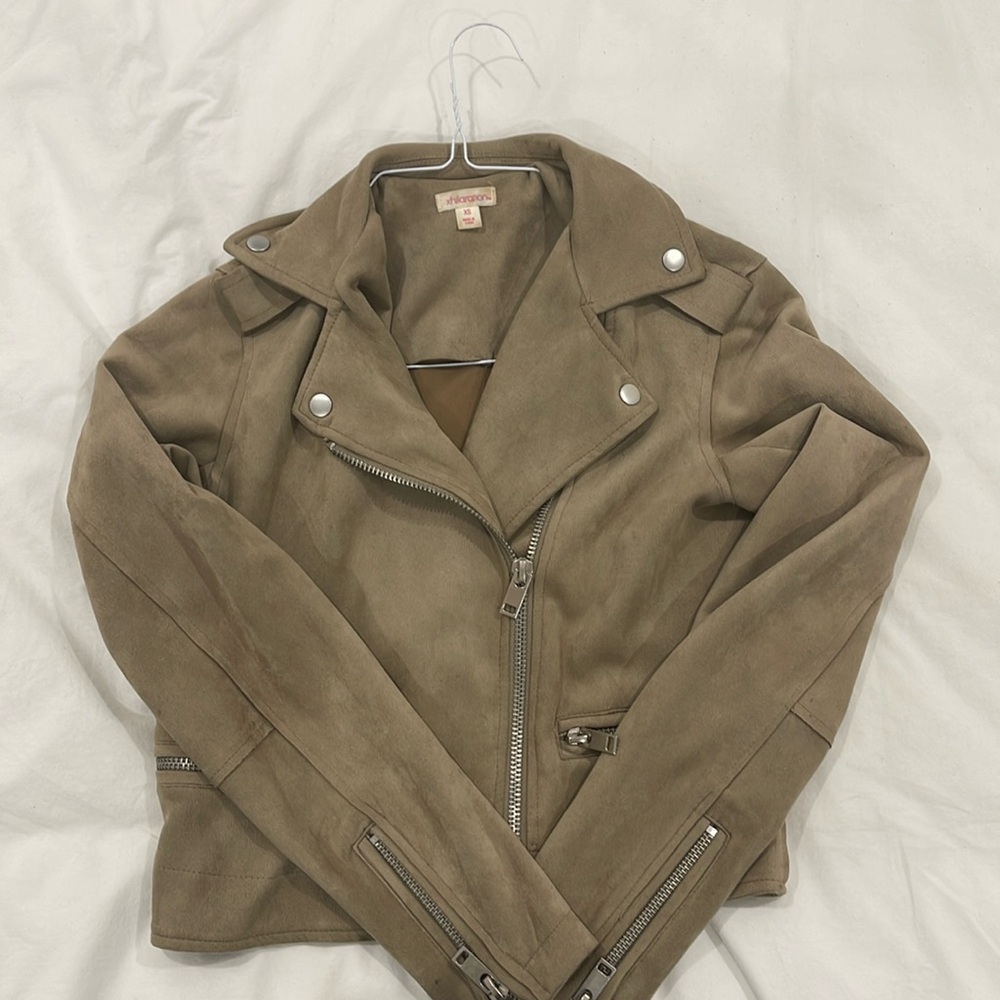 Suede coat